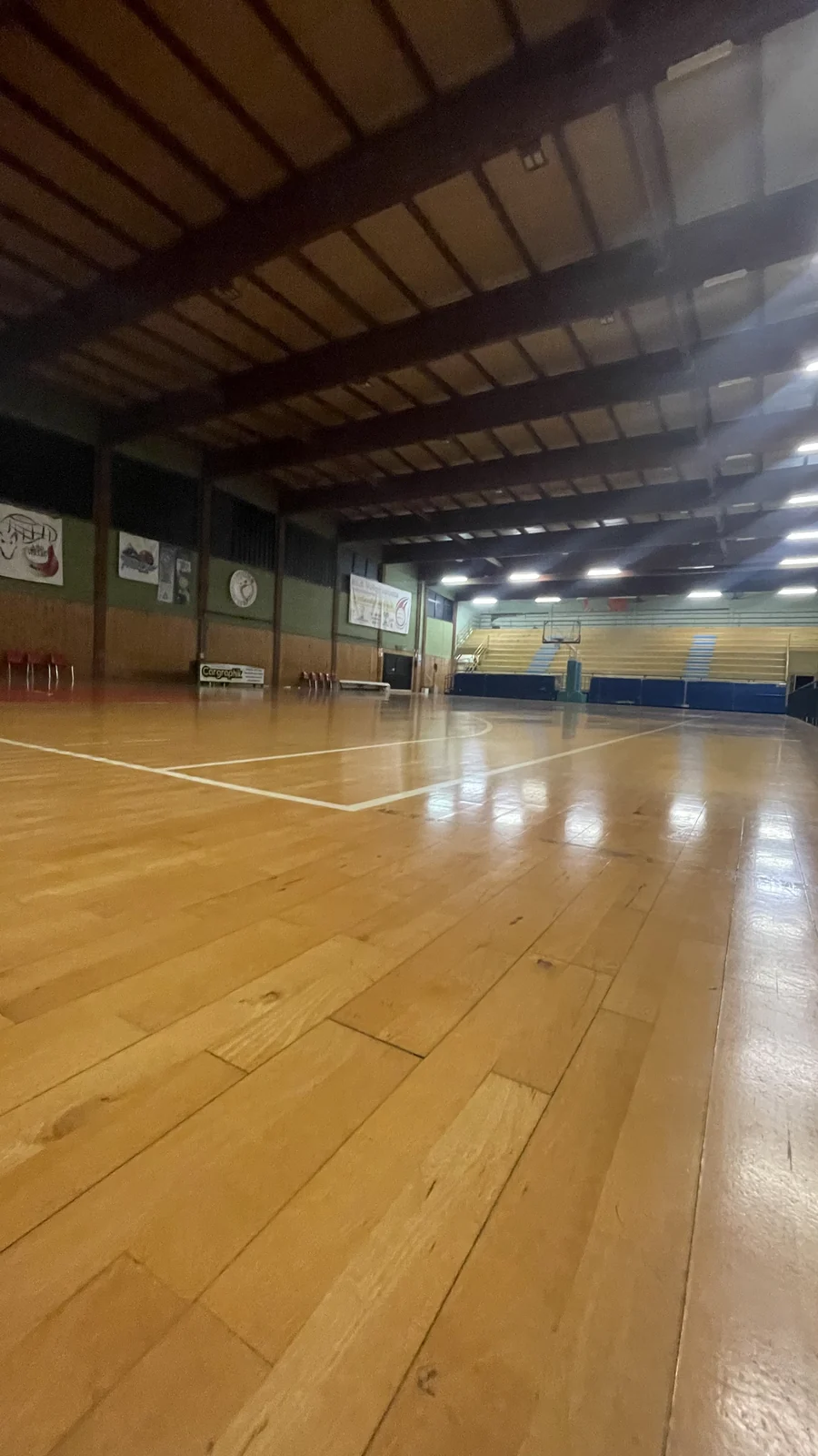 Il parquet del Palamarchiselli di Barletta nel febbraio 2024