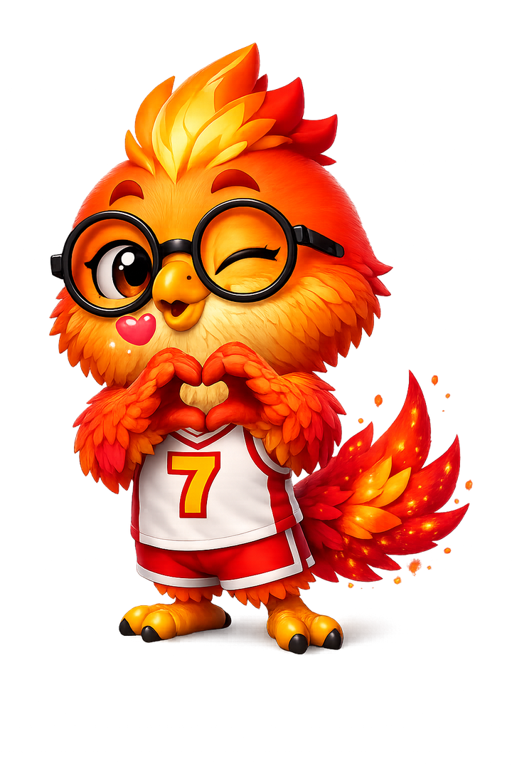 Fiammy, la mascotte fenice del Mini Volley